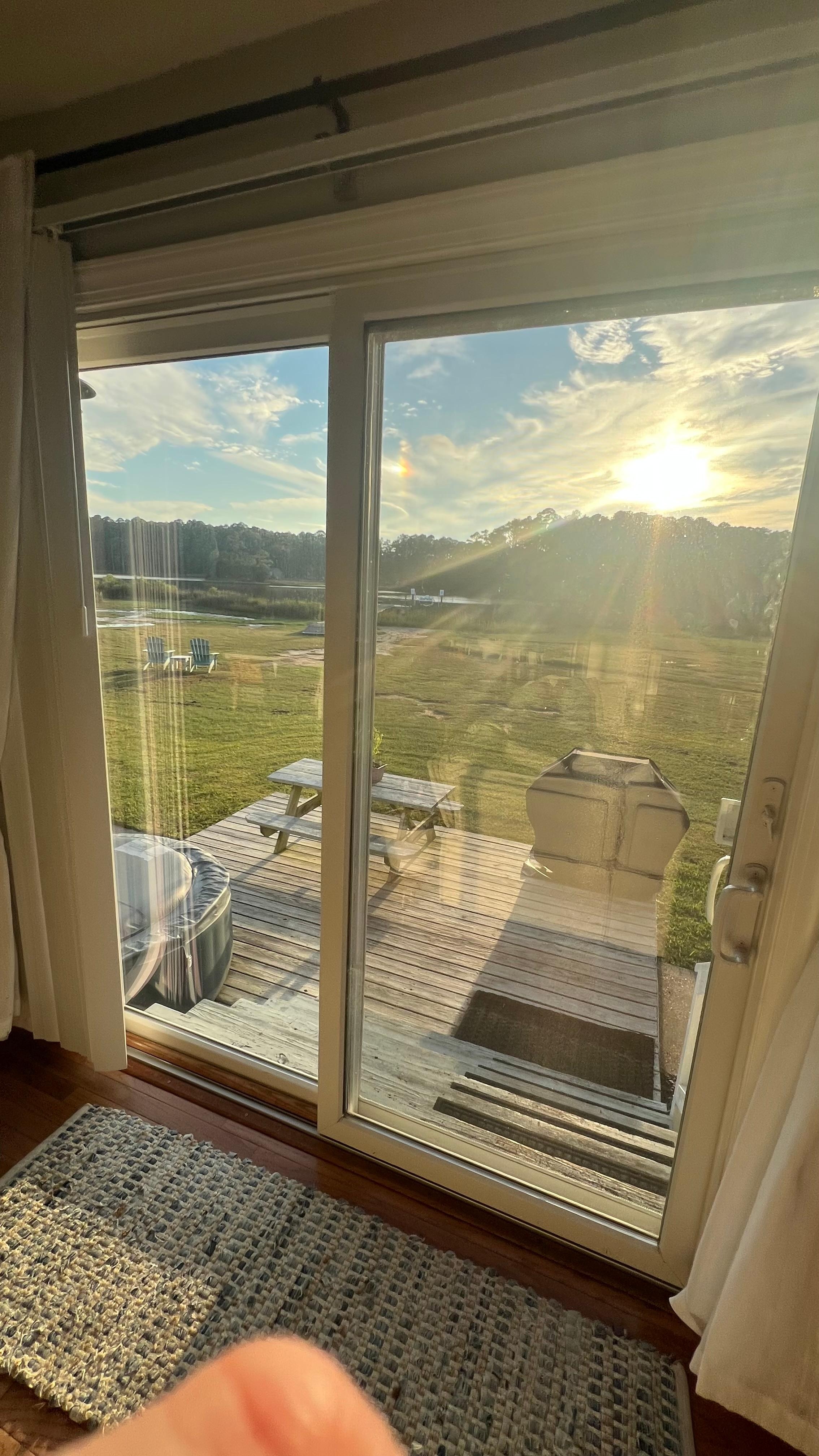 View from the living room! 