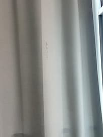 Living room curtains satined