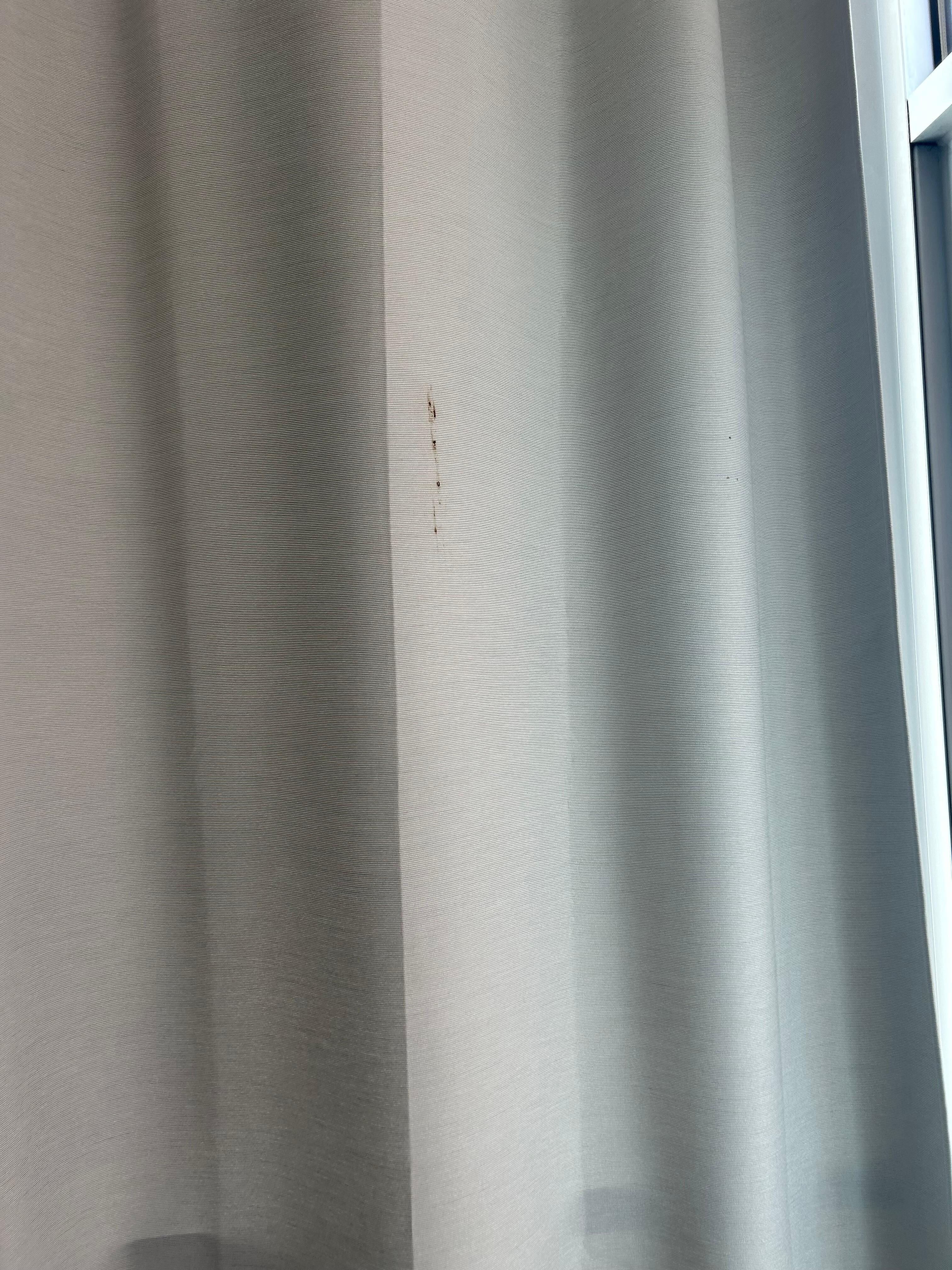 Living room curtains satined