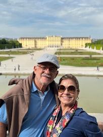 Palácio de Schönbrunn que fica em frente ao Hotel de Schönbrunn