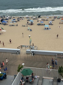 Boardwalk/beach from balcony