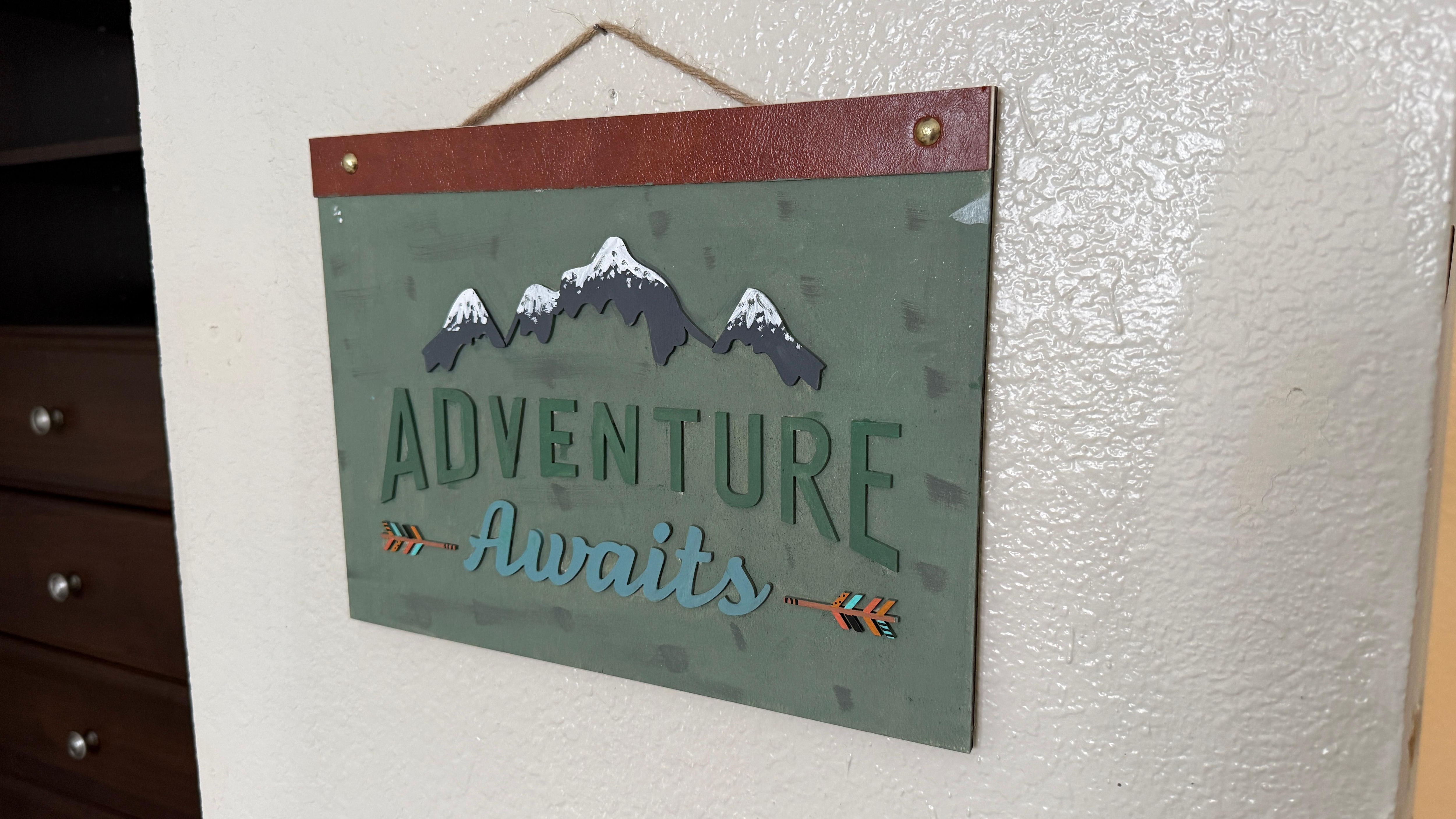Nice touch in decor to get you outside!