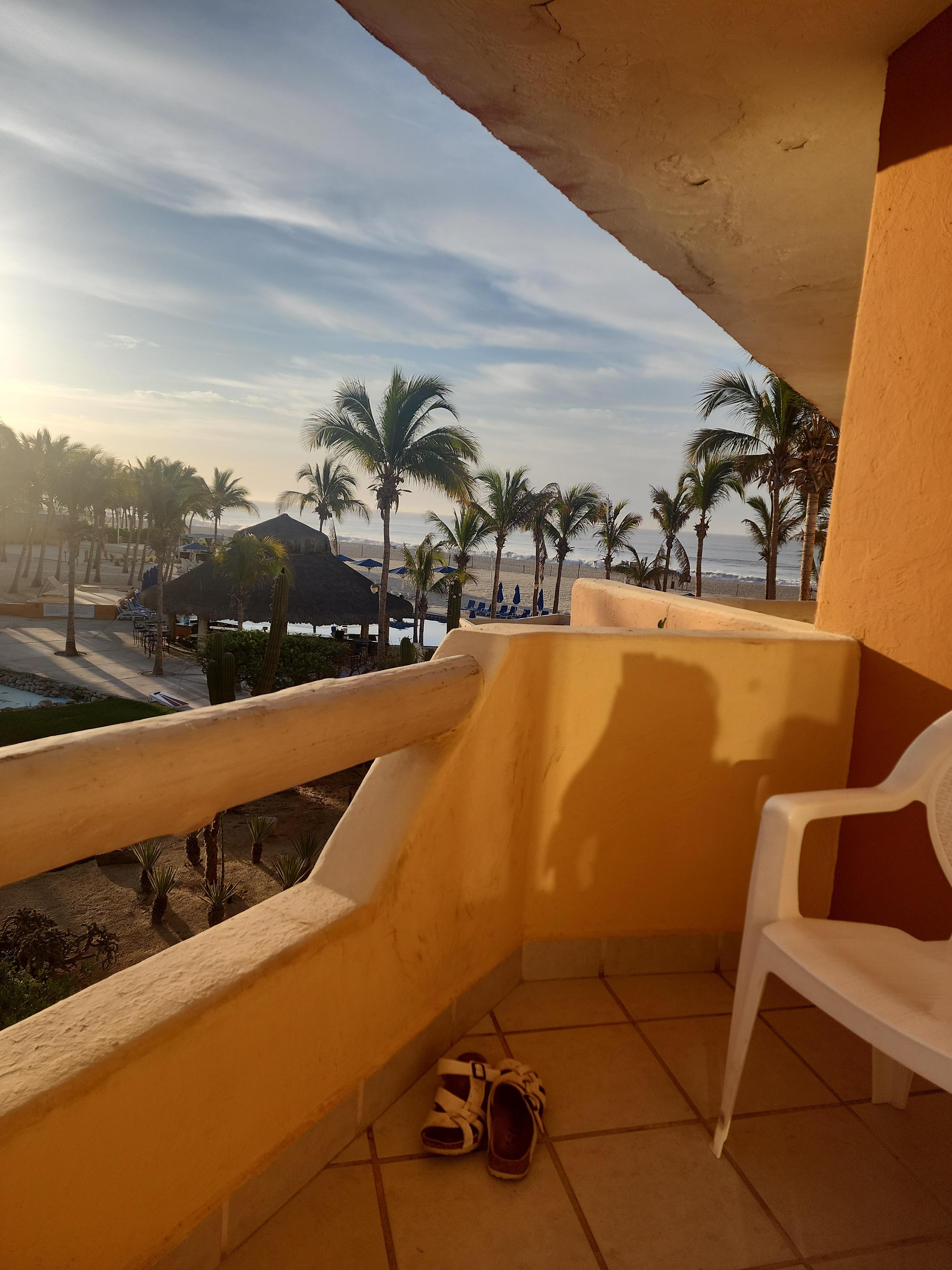 View from the balcony 