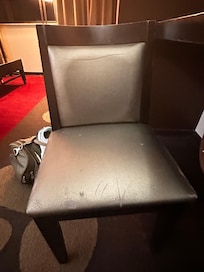 Damaged/worn chair