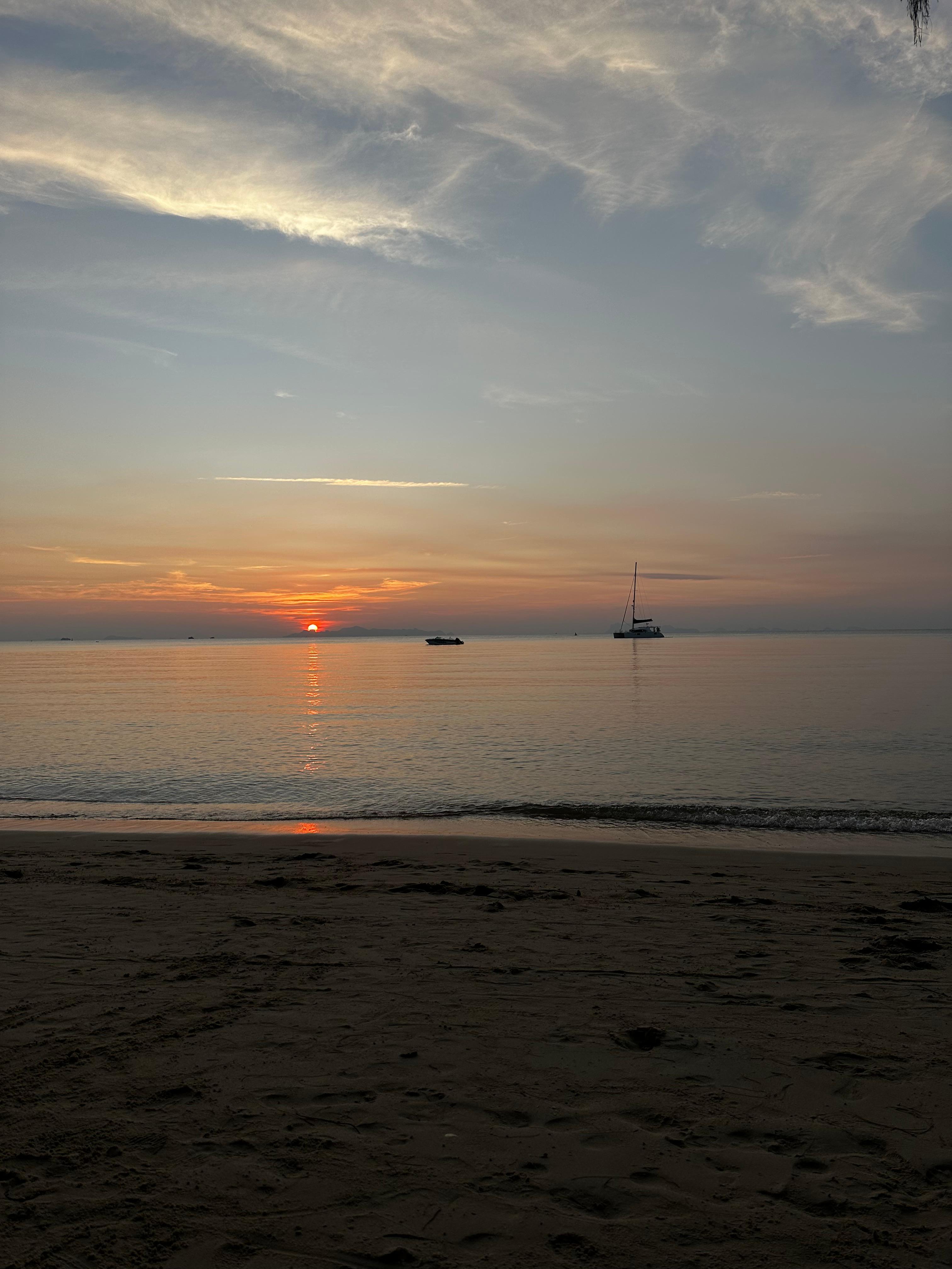 Sunset from the hotel