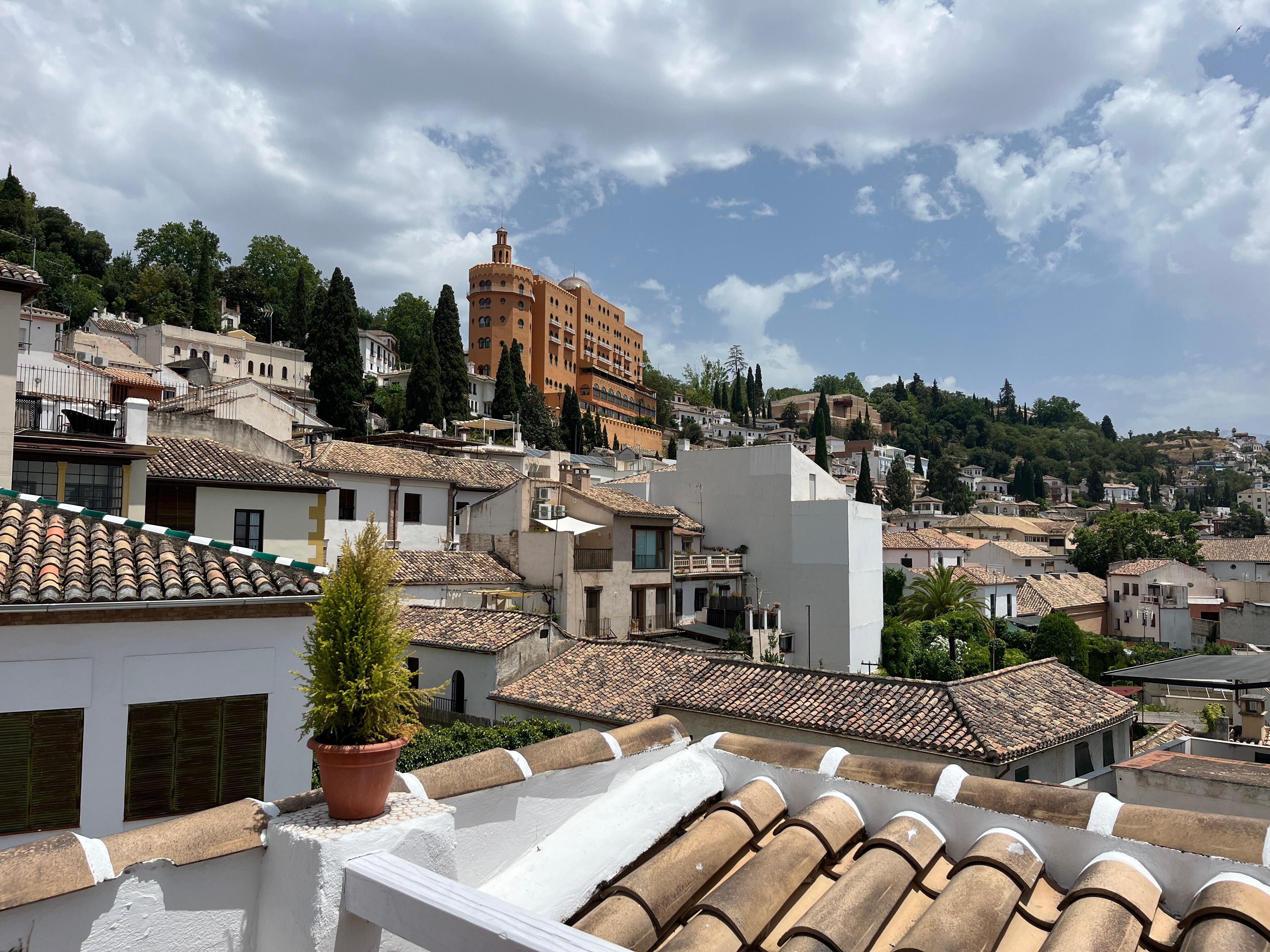 One View from Rooftop Terrace!