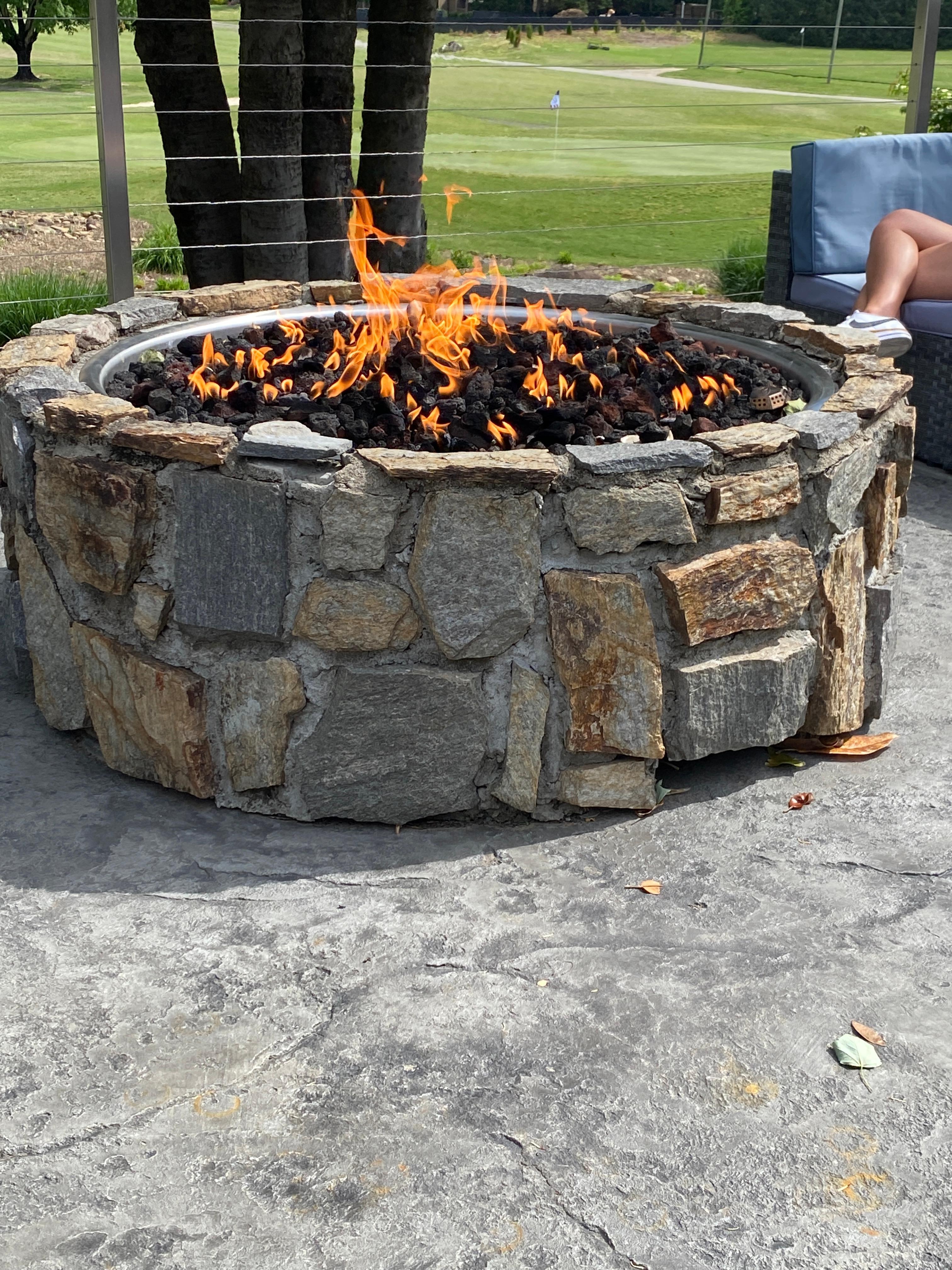 Lovely patio at The Gardens restaurant 