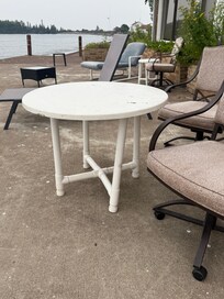 Patio furniture that was mismatched, in disrepair and dilapidated. Ruined the natural beauty and overall tidiness of this amazing community.