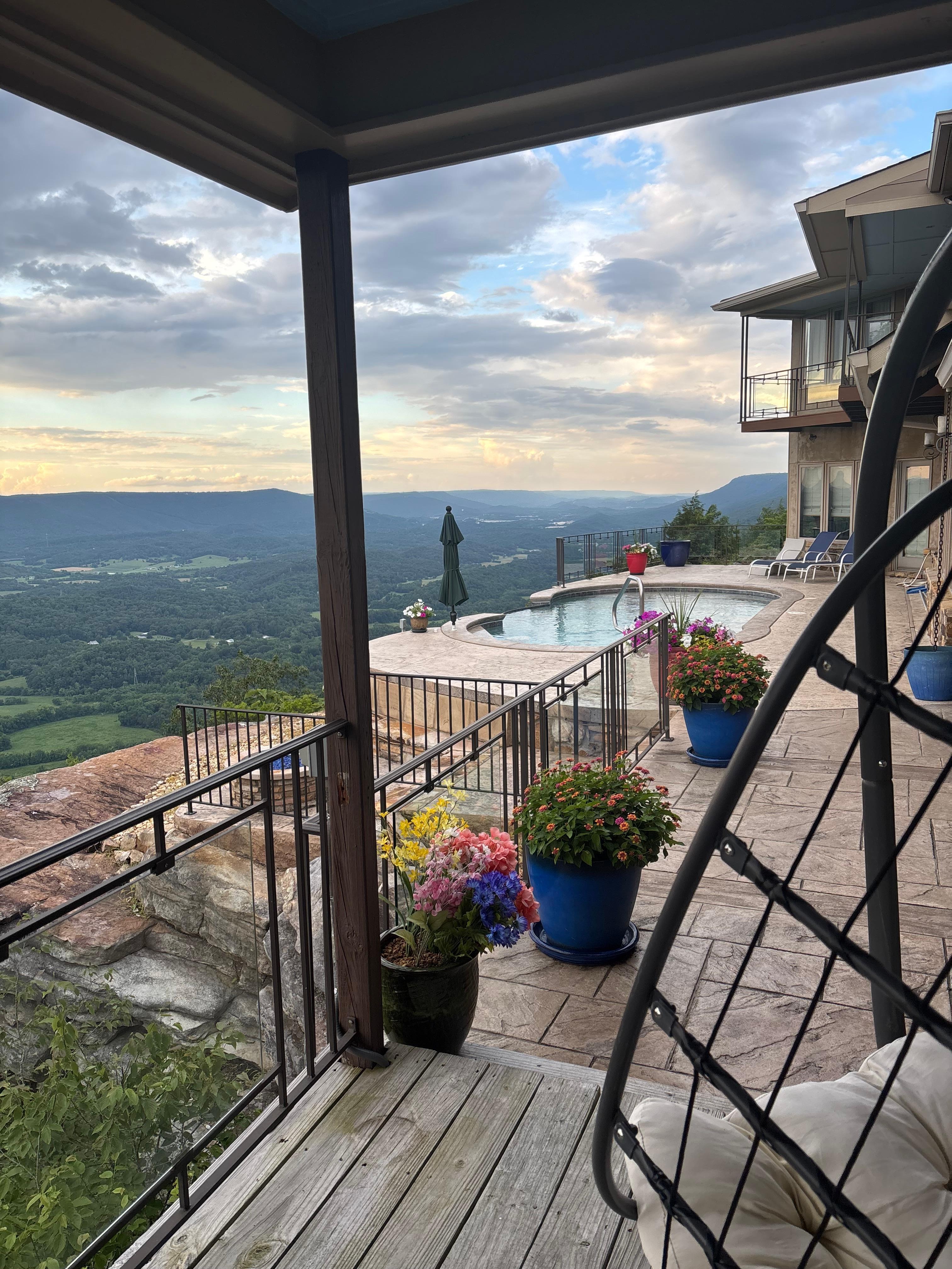 Back porch view to the north.