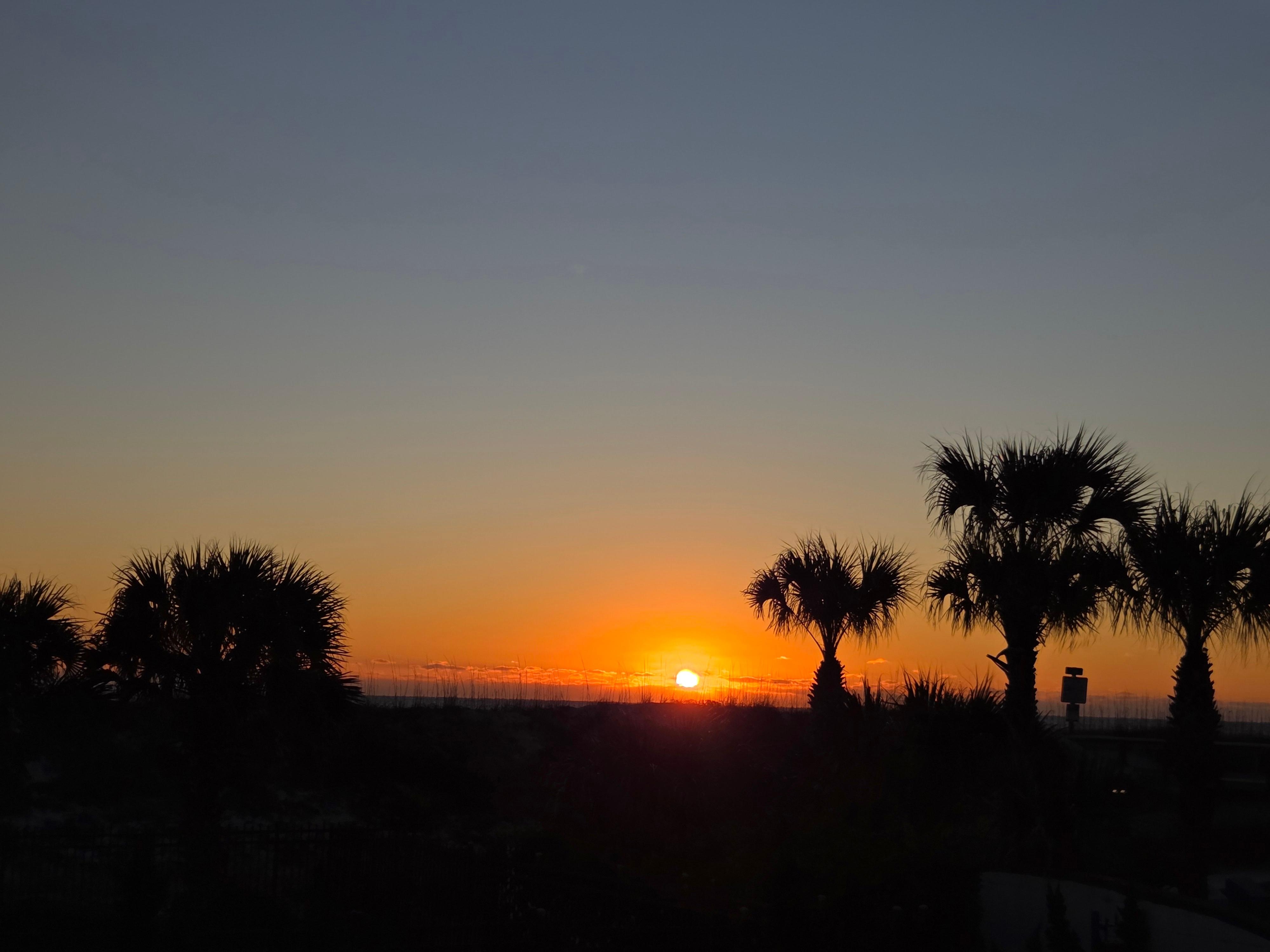 
The sunrise seen from our rental! Fantastic. 