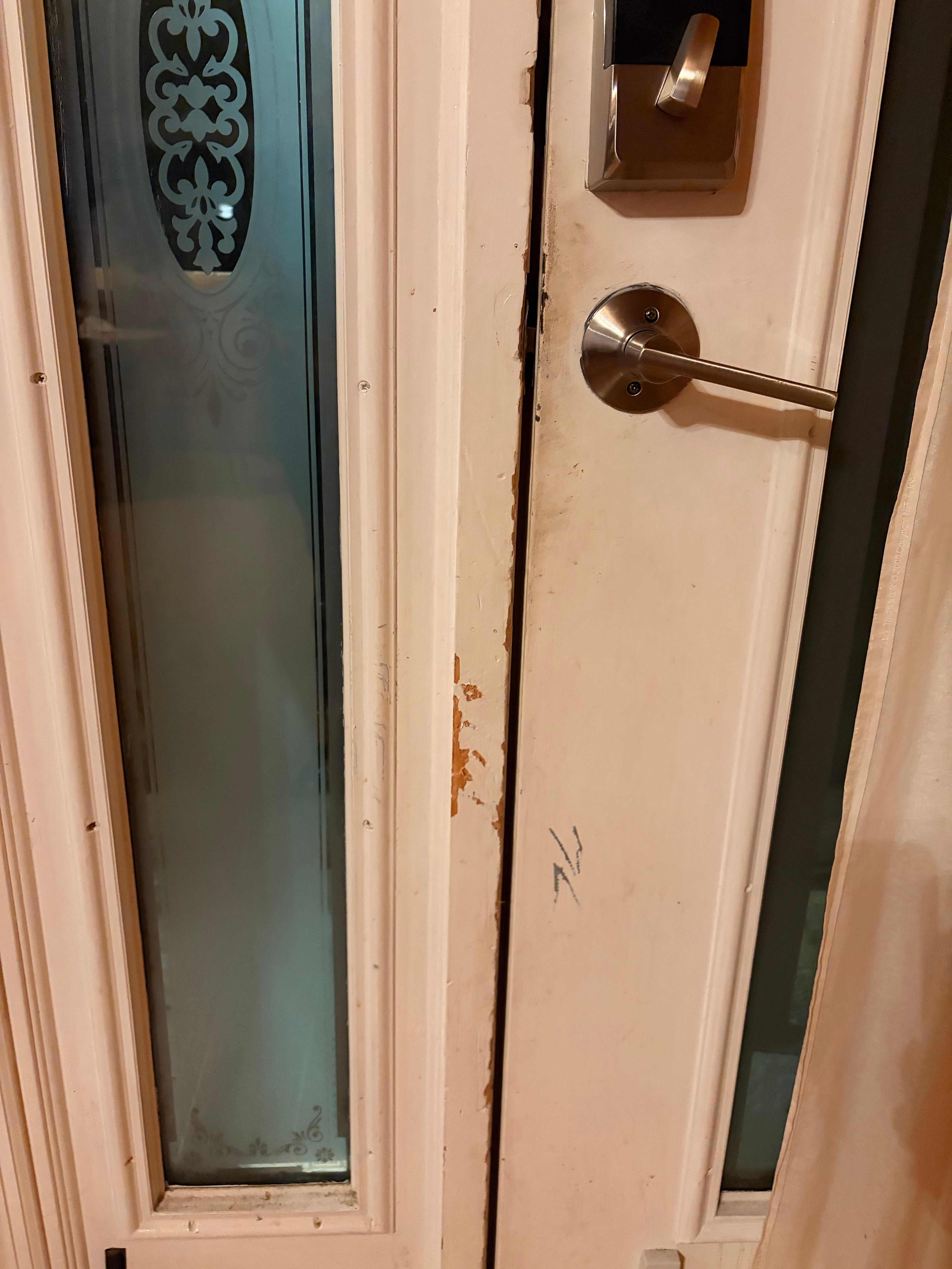 View standing on hot tub stairs