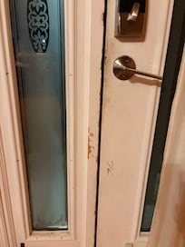 View standing on hot tub stairs