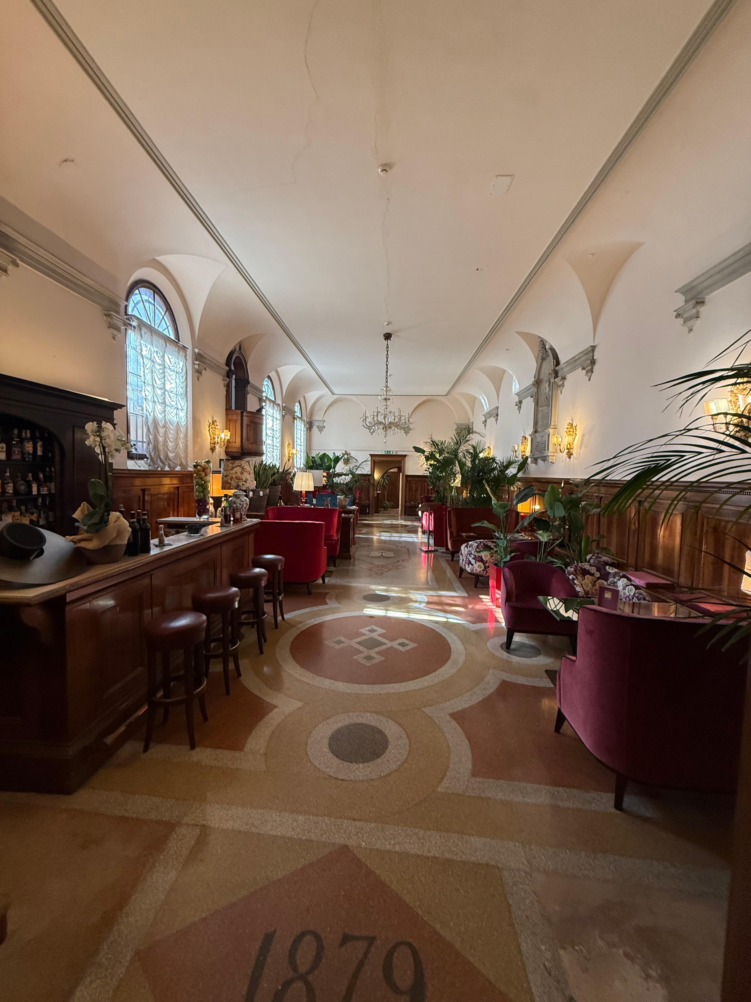 Hotel lobby, where you can have a drink or just relax and hang out