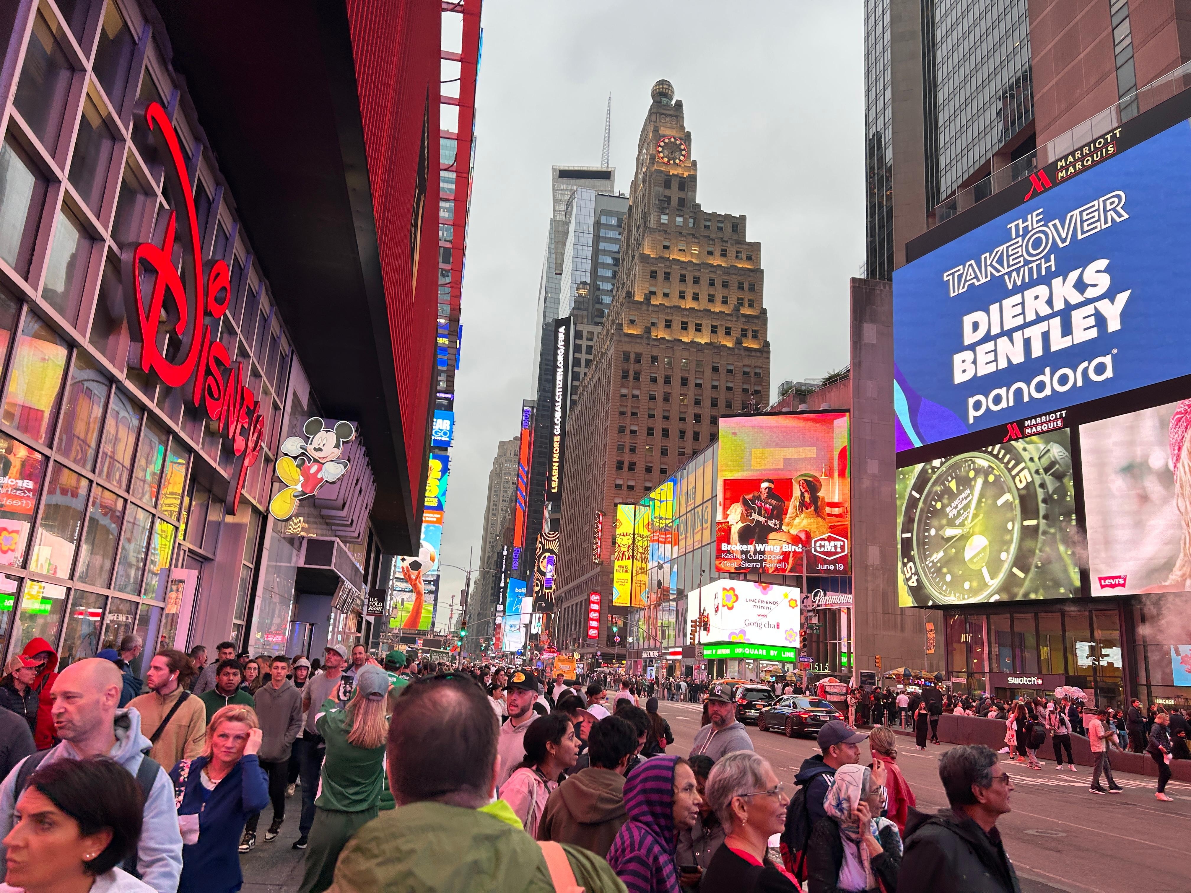 Times Square- Saturday evening