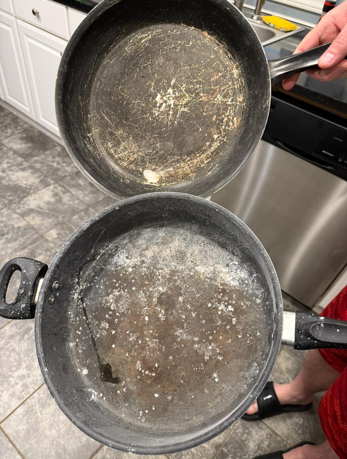 We had planned to cook. Had to buy new pans because these were moldy.