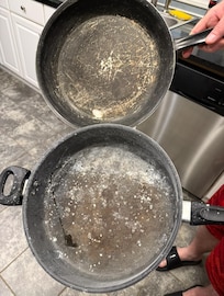 We had planned to cook. Had to buy new pans because these were moldy.