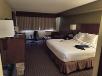 Another view of our room with a King bed. Comfortable.