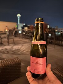 VIP bottle of bubbles on the rooftop💁🏻♀️