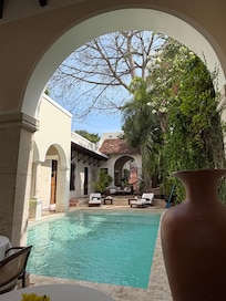 Courtyard pool