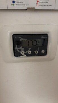 Temperatura della stanza il 26/11