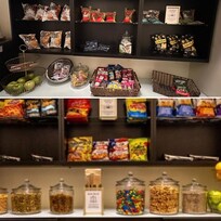 Top photo is what the actual food options are and below is what is advertised.