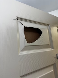 Hole in door