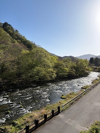 お部屋の露天風呂から景色も楽しめます