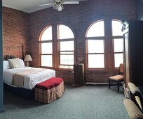 Fourth-floor room with the view.