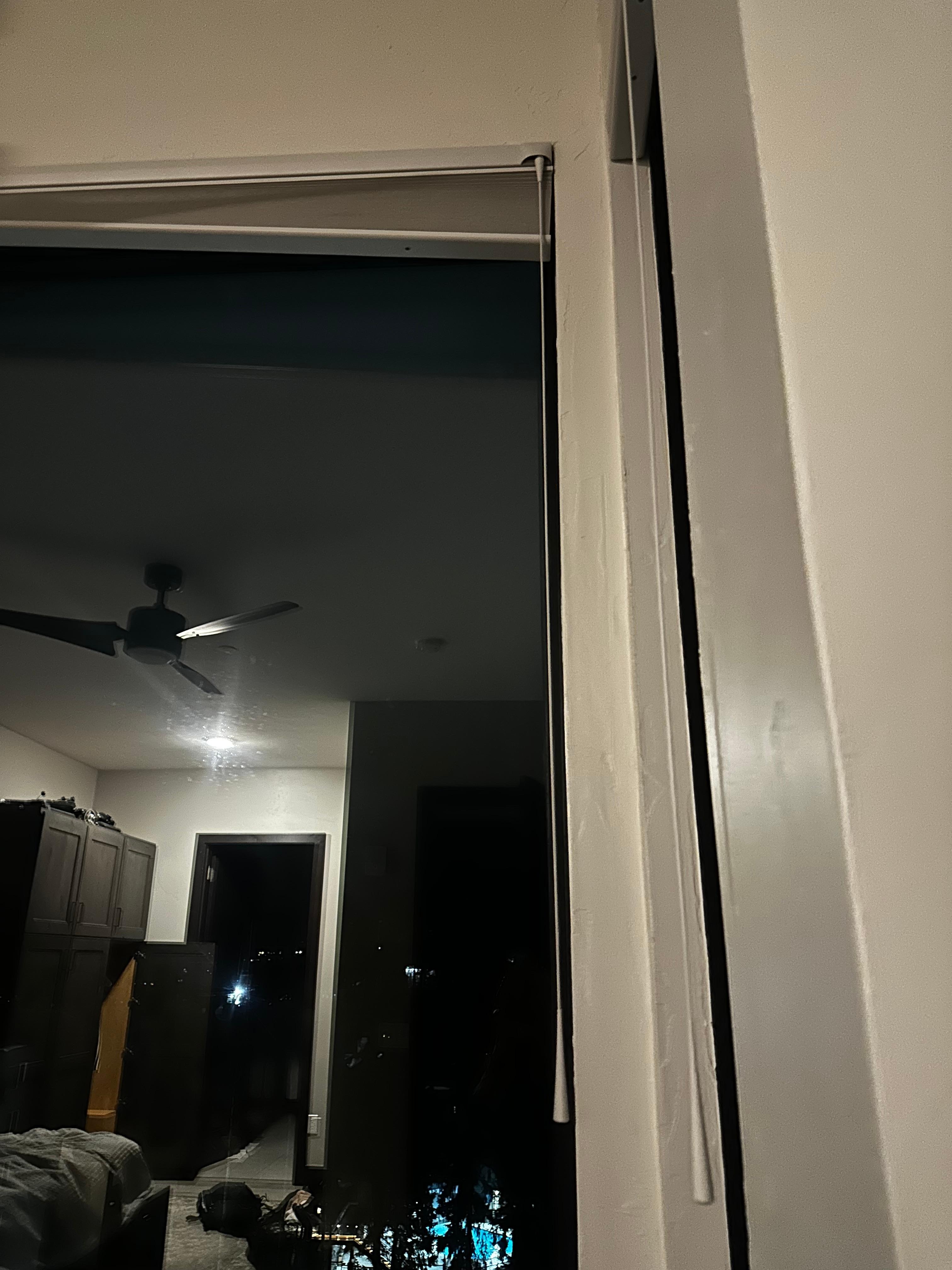 The manual shades that the management insisted to be automatic. 