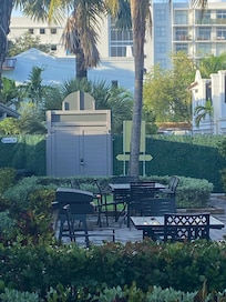 Nice big safe entrance with lock