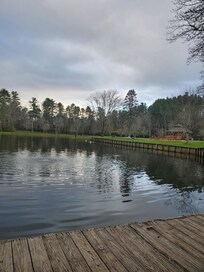 After dinner walks around the lake