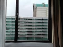 Udsigt fra værelset. På ingen måder i orden til prisen.