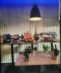 A small part of the breakfast buffé