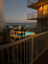 View from the 4th floor balcony