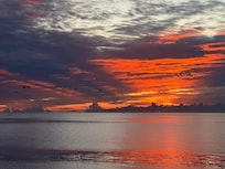 Sunrise from the master bedroom