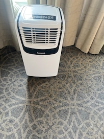 The secondary air conditioning unit was non-functional, causing extreme heat and preventing me from sleeping. The television also did not work; amid an unfolding international crisis, I was unable to watch the new