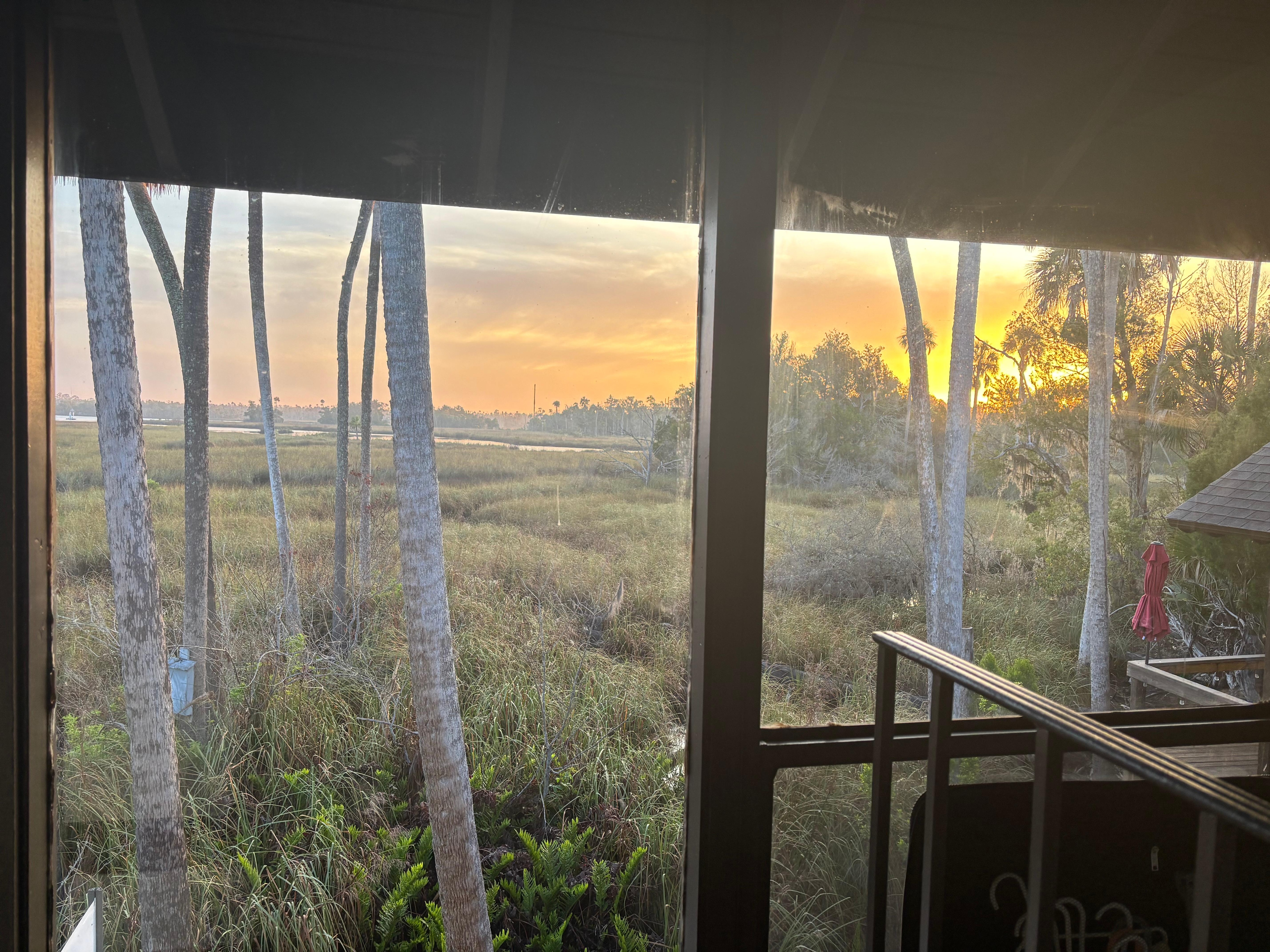 This was my view when I woke up very morning seeing the sun rise in the morning 