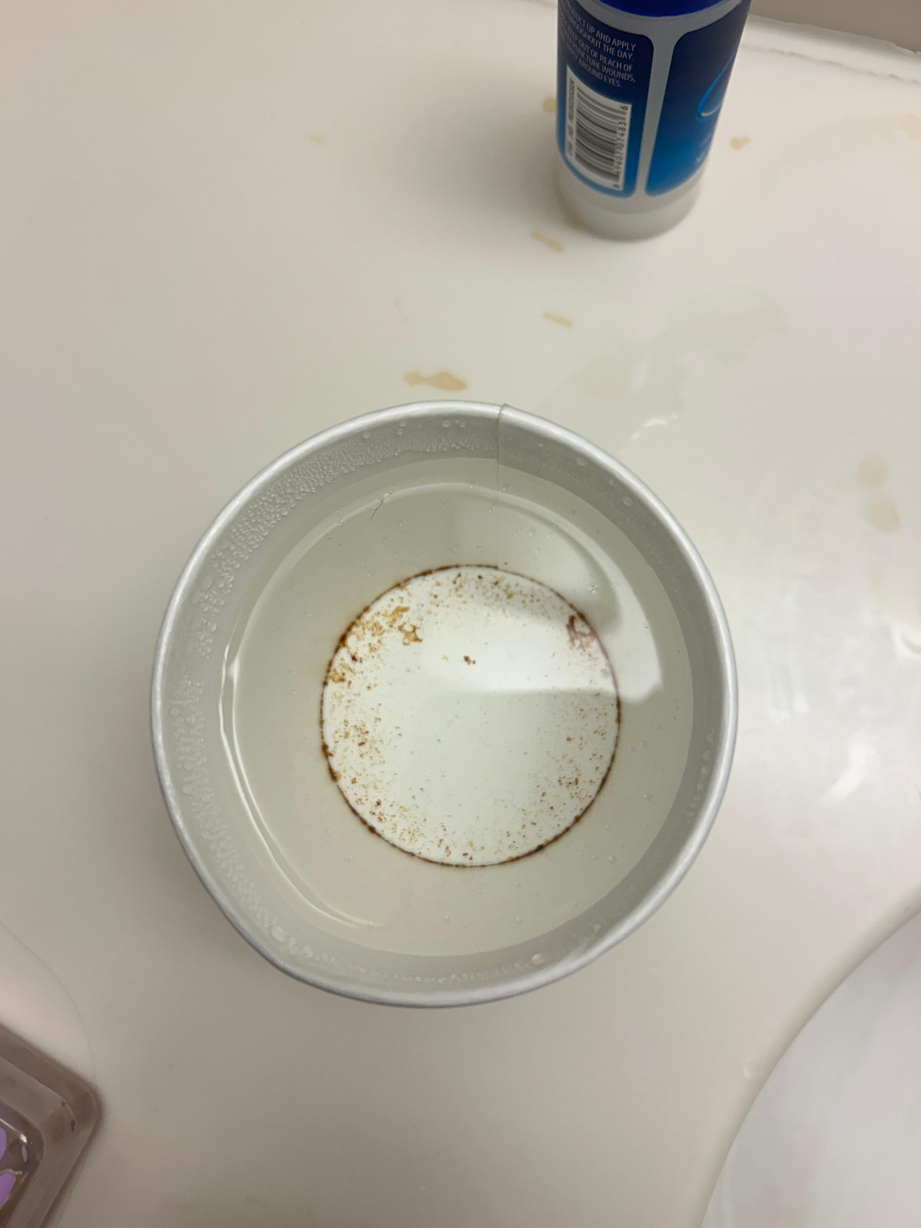Out of the coffee maker 