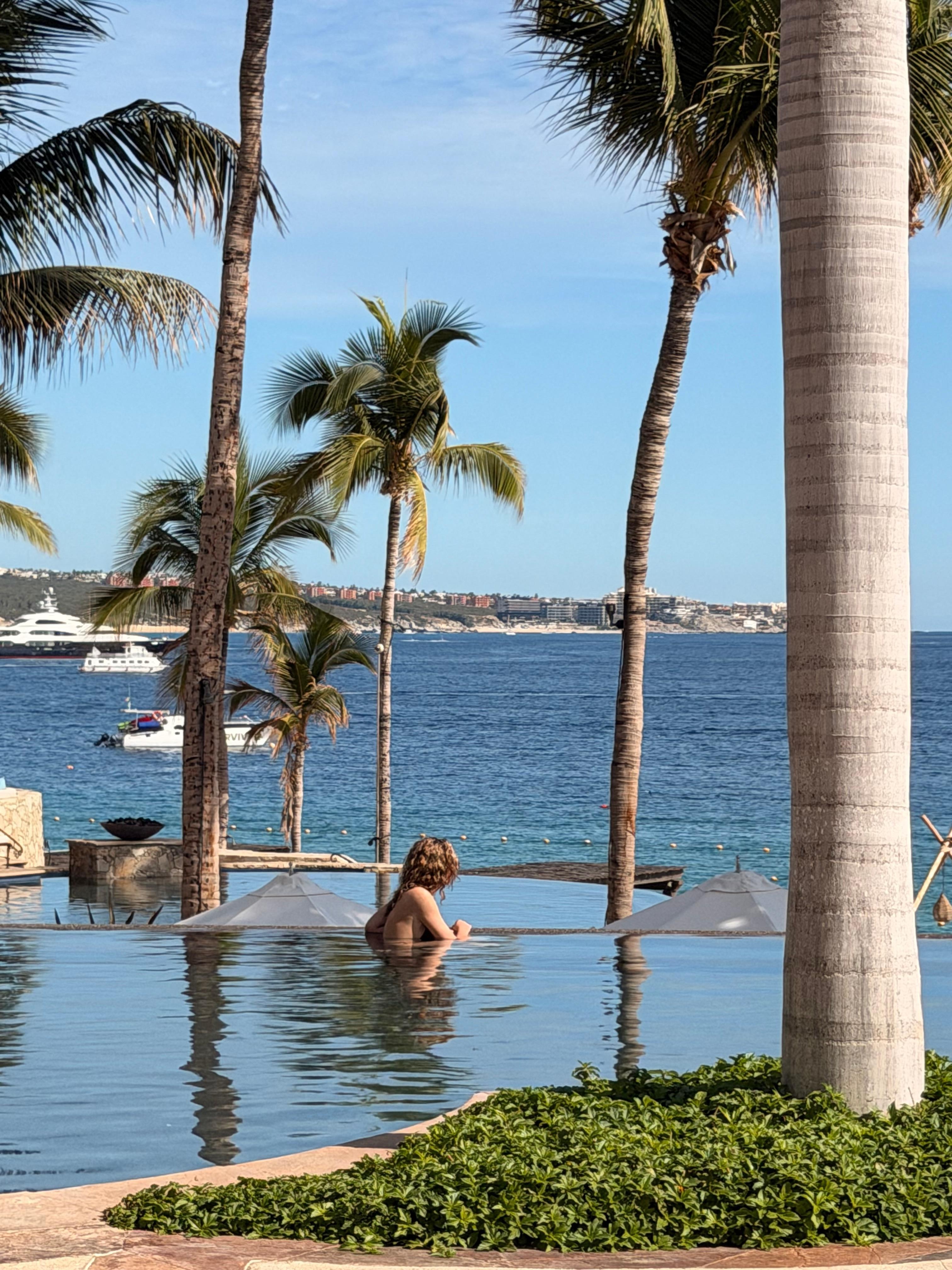 Adult pool on the propery