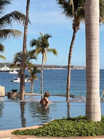 Adult pool on the propery