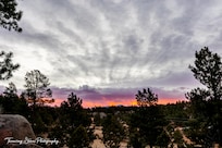 Sunrise on the property