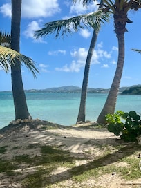 View on the other side of the pool gate!