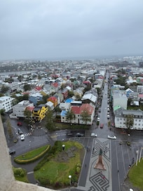 View from Hallgrimskirkja Lutheran Church.