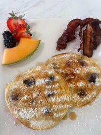Blueberry pancakes