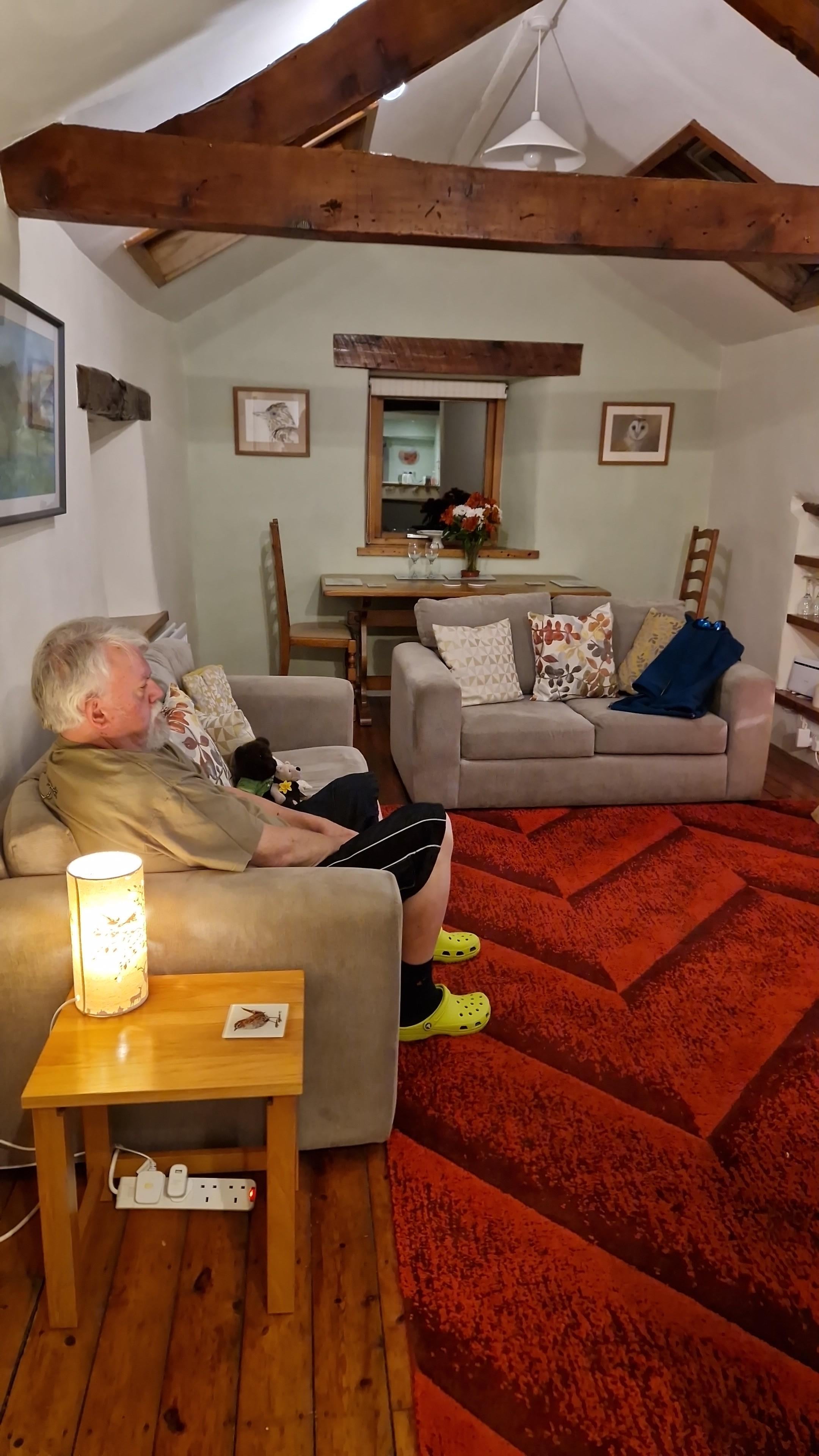 Sitting room with dining area