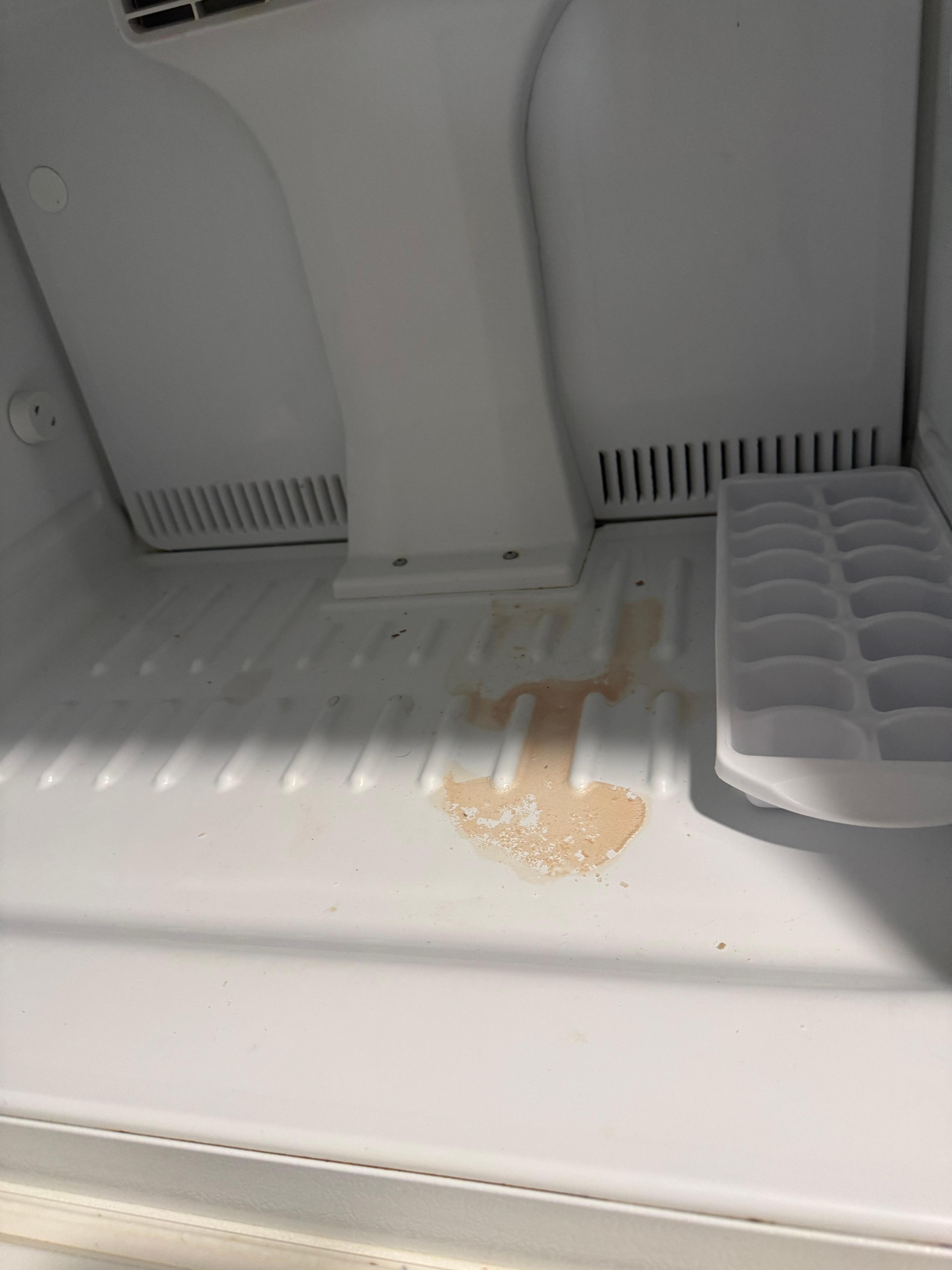 Old gross meat blood spillage