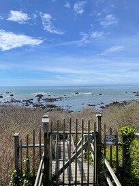 Stairway to private beach