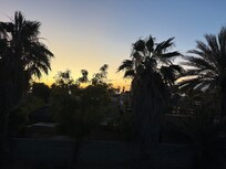 Sunrise from the studio