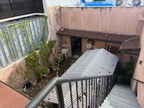 Steps to our room.