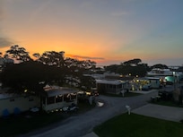 Sunset view from the porch.